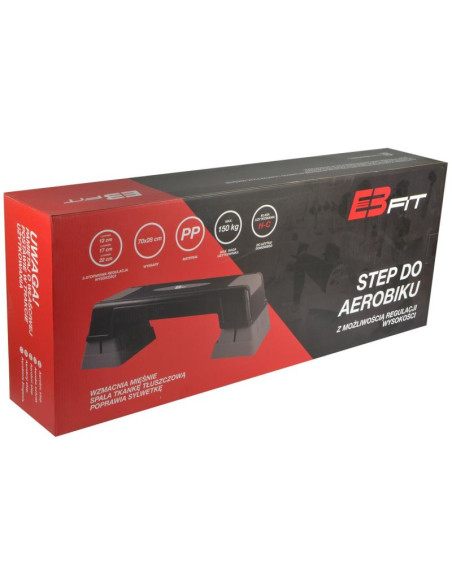 Step do aerobicu 70x28cm 3 stopniowa regulacja enero fit