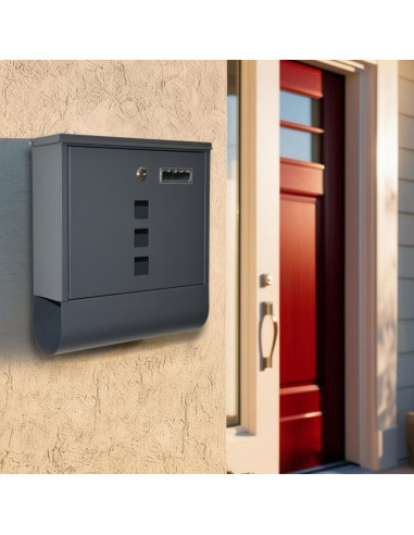 Skrzynka na listy 30,5x9,5x33cm 1067520 saska garden