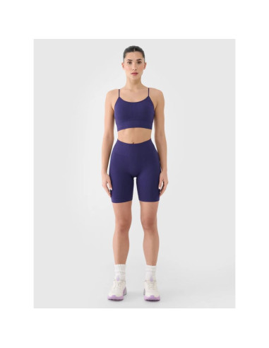 Legginsy kolarki bezszwowe treningowe damskie 4f 4fwss25tfstf014-30s