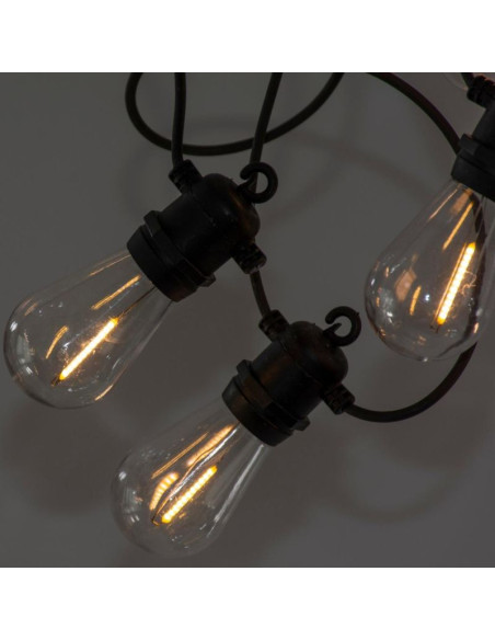 Party light girlanda zewnętrzna 10 żarówek 10led 8m 230v