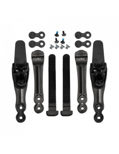 Klamry l+r z paskami + śruby seba e3