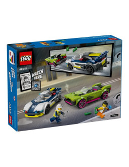 Lego city 60415 pościg radiowozu za muscle carem 2