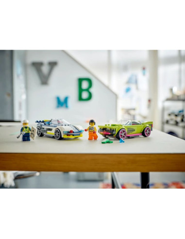 Lego city 60415 pościg radiowozu za muscle carem