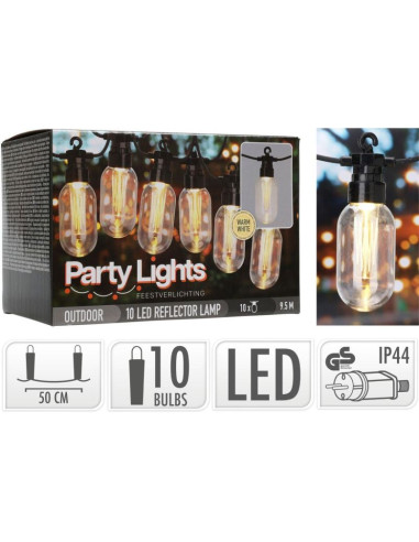 Girlanda ogrodowa party light 10led edison