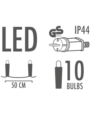 Girlanda ogrodowa party light 10led edison