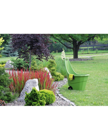 Taczka ogrodowa load go 55l czarna