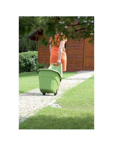 Taczka ogrodowa load go 55l czarna