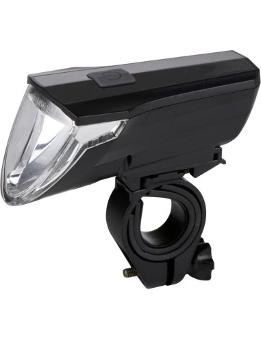 Lampka rowerowa przednia led usb-c certyfikat 3 tryby dunlop