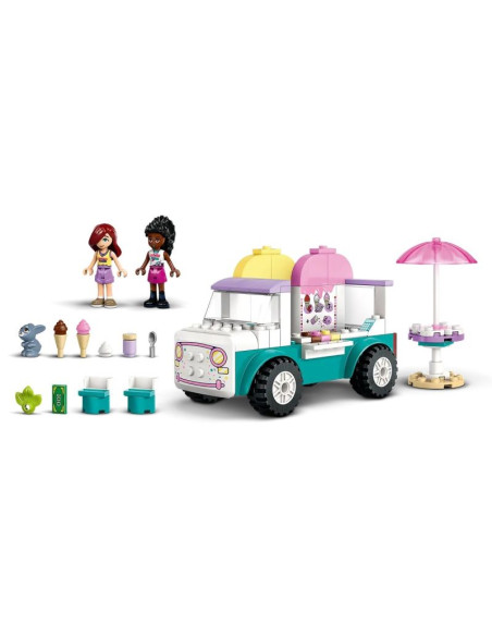 Lego friends 42644 furgonetka z lodami w mieście heartlake