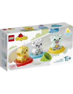 Lego duplo 10965 zabawa w kąpieli: pływający pociąg ze zwierzątkami