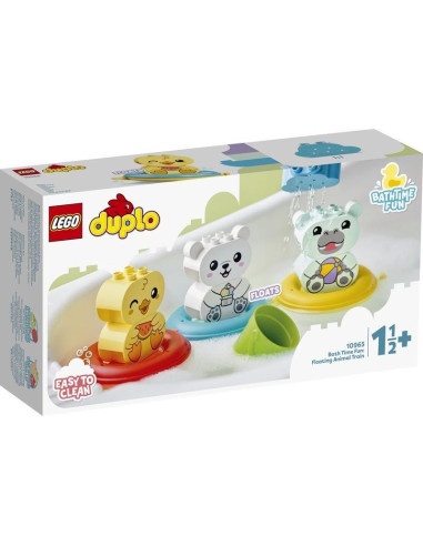 Lego duplo 10965 zabawa w kąpieli: pływający pociąg ze zwierzątkami