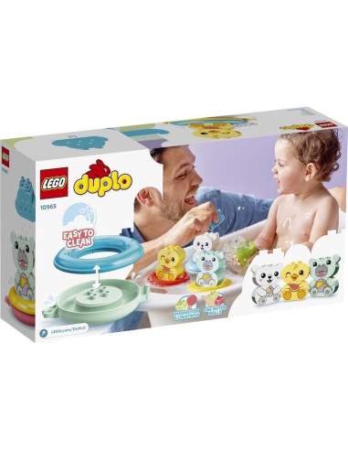 Lego duplo 10965 zabawa w kąpieli: pływający pociąg ze zwierzątkami