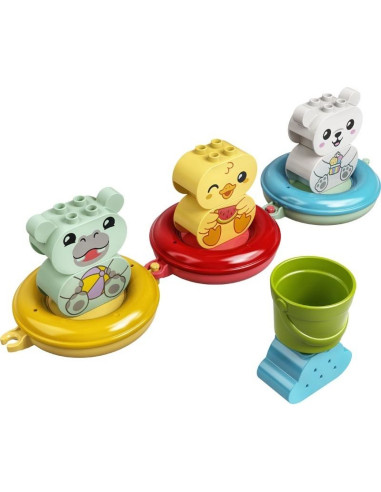 Lego duplo 10965 zabawa w kąpieli: pływający pociąg ze zwierzątkami