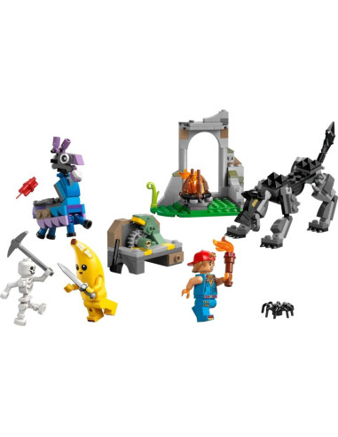 Lego fortnite 77075 skórek i iskra oraz obóz