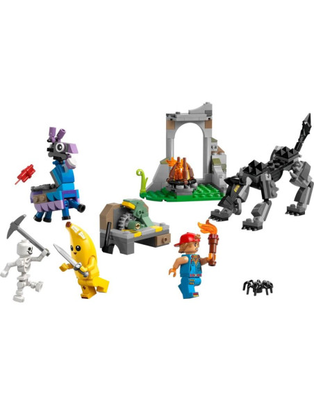 Lego fortnite 77075 skórek i iskra oraz obóz