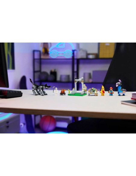 Lego fortnite 77075 skórek i iskra oraz obóz