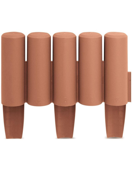 Palisada ogrodowa obrzeże trawnikowe 270cm ipal 5 terakota