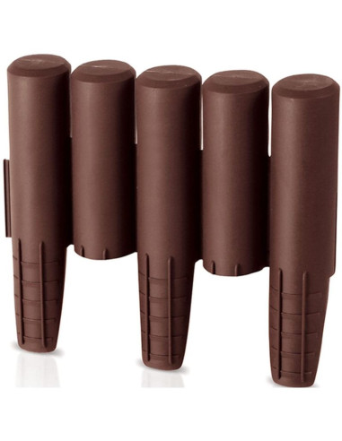 Palisada ogrodowa obrzeże trawnikowe 270cm ipal 5 brąz