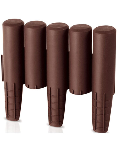 Palisada ogrodowa obrzeże trawnikowe 270cm ipal 5 brąz