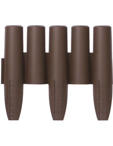 Palisada ogrodowa obrzeże trawnikowe 270cm ipal 5 brąz