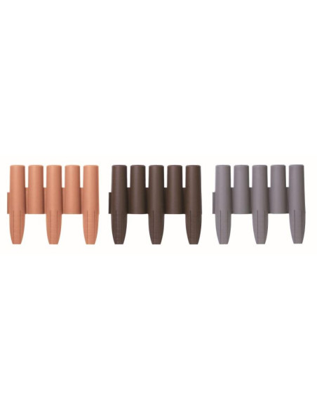 Palisada ogrodowa obrzeże trawnikowe 270cm ipal 5 brąz