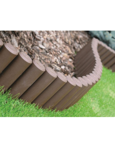 Palisada ogrodowa obrzeże trawnikowe 270cm ipal 5 brąz