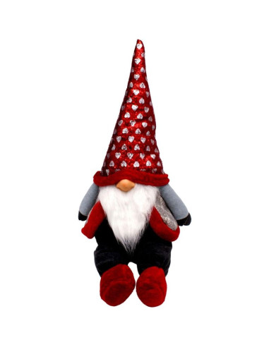 Skrzat mikołaj świąteczny siedzący 92cm