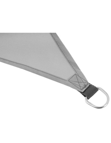 Żagiel przeciwsłoneczny ogrodowy trójkąt 4x4x3m szary