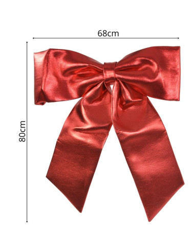 Kokarda dekoracyjna jumbo 68x80cm czerwona