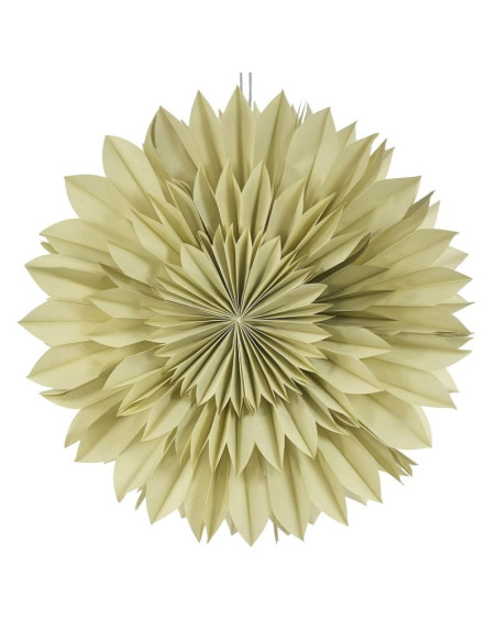 Gwiazda dekoracyjna wisząca papierowa 3d 50cm zielony