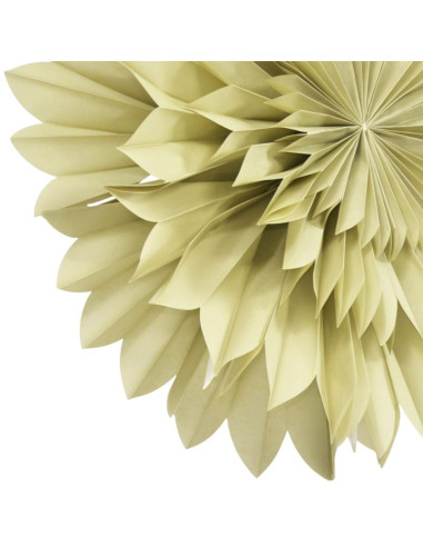 Gwiazda dekoracyjna wisząca papierowa 3d 50cm zielony