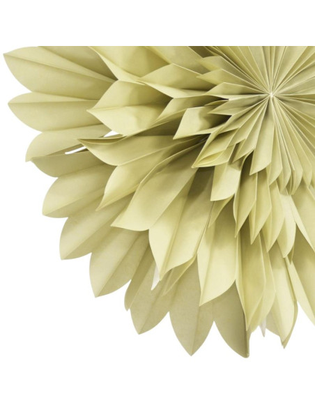 Gwiazda dekoracyjna wisząca papierowa 3d 50cm zielony