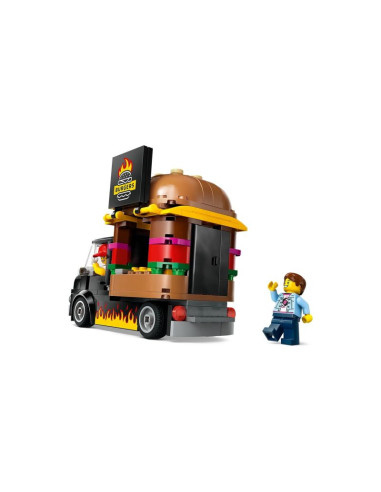 Lego city 60404 ciężarówka z burgerami
