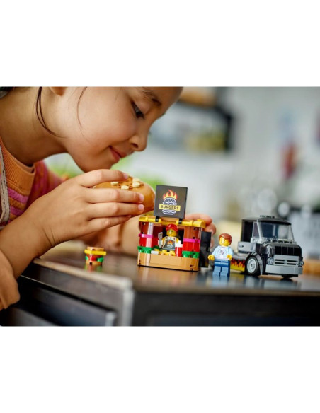Lego city 60404 ciężarówka z burgerami