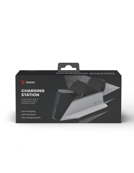 Savio gcs-01 stacja ładująca do padów ps5, usb