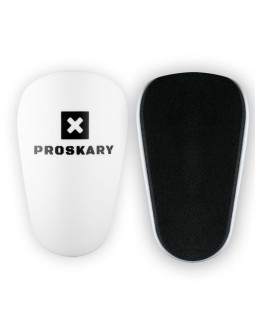 Nagolenniki piłkarskie proskary mini białe