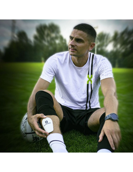 Nagolenniki piłkarskie proskary mini białe