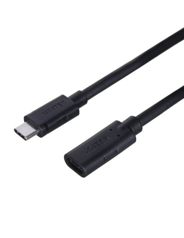 Unitek przedłużacz usb-c 10gbps, 4k60hz, pd 100w, 1,5m, c14086bk-1.5m