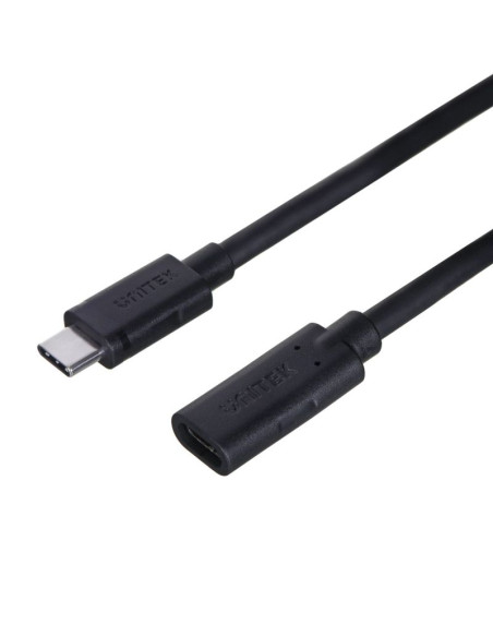 Unitek przedłużacz usb-c 10gbps, 4k60hz, pd 100w, 1,5m, c14086bk-1.5m