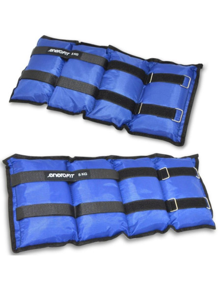 Obciążenie na przeguby niebieskie 10kg (2x5kg) enero fit