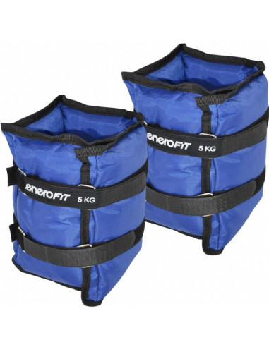 Obciążenie na przeguby niebieskie 10kg (2x5kg) enero fit