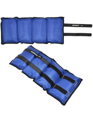 Obciążenie na przeguby niebieskie 10kg (2x5kg) enero fit