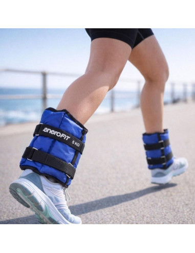 Obciążenie na przeguby niebieskie 10kg (2x5kg) enero fit