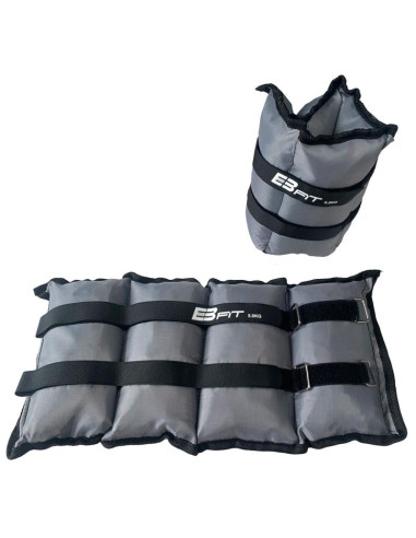 Obciążenie na przeguby szare 10kg (2x5kg) enero fit