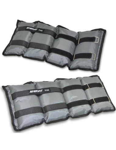 Obciążenie na przeguby szare 10kg (2x5kg) enero fit