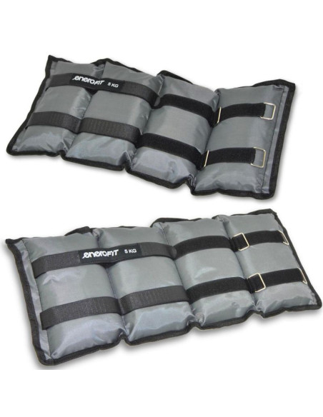 Obciążenie na przeguby szare 10kg (2x5kg) enero fit