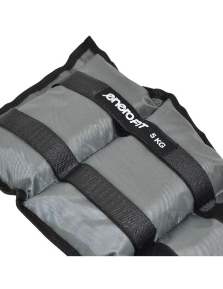 Obciążenie na przeguby szare 10kg (2x5kg) enero fit