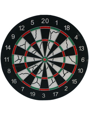 Dart outdoor kartonowy 45cm i 6 rzutek enero