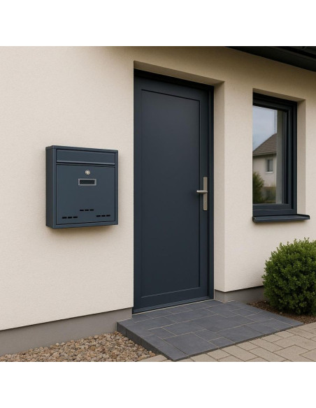 Skrzynka na listy 36x9x31,3cm 1067568 saska garden