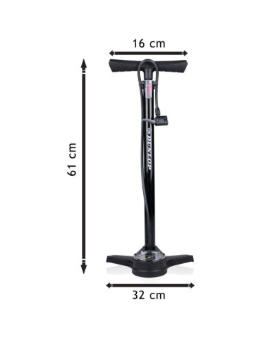Pompka warsztatowo - rowerowa dunlop 174psi z manometrem
